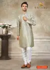 Outluk Vol 140 Mens Silk Digital Printed Kurta And Pajama Collection Wholesale Manufacturer